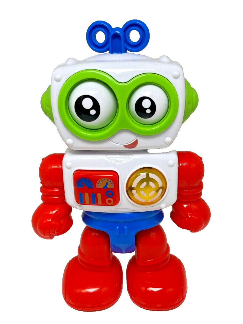 Little Learner My First Little Bot Robot Sounds Light Motion Toy TESTED WORKING